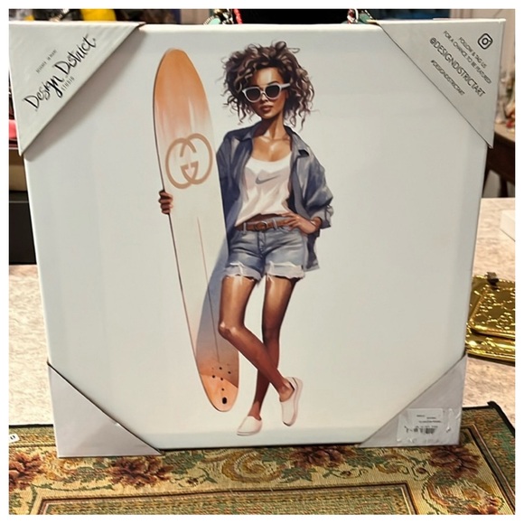 Design District Studio - NWT - Canvas Wall Art/Decor Luxury Canvas Fashion - Picture 1 of 4